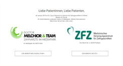 Desktop Screenshot of die-koelner-zahnaerzte.de